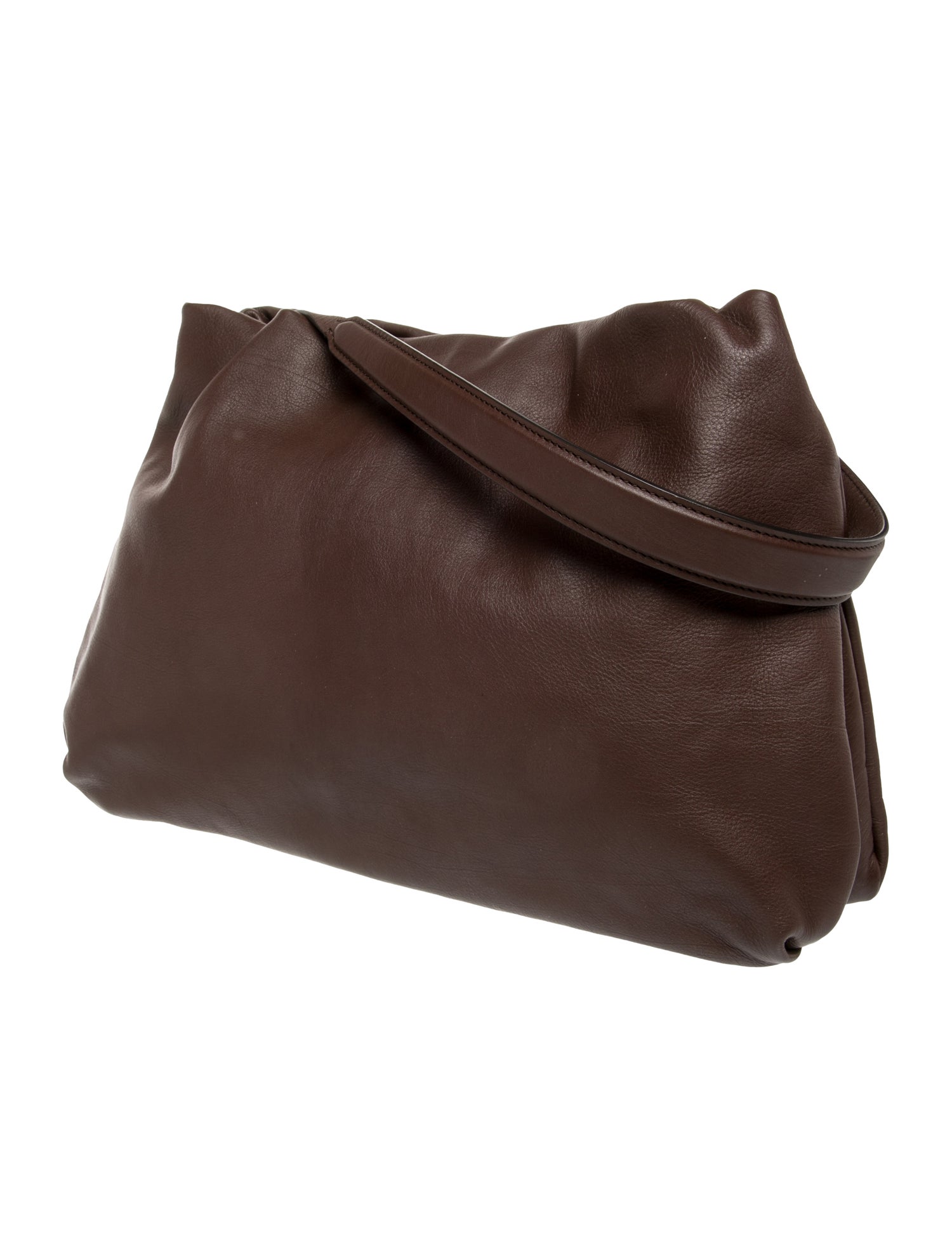 The Row Leather Bourse